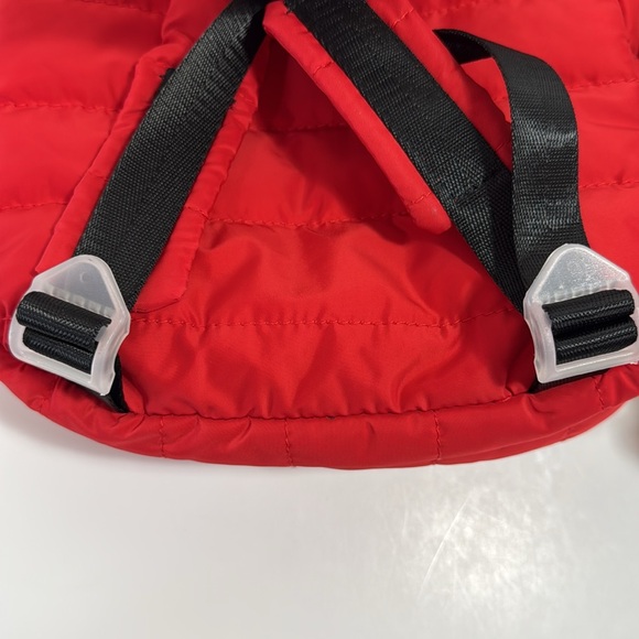 Hello Kitty Quilted Red Mini Backpack Embroidered Bag Zipper Charm Y2K - Picture 10 of 16